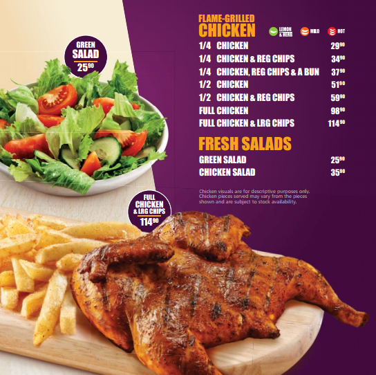 Steers, Montclair, Durban Menu Snupit.co.za