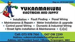 Vukanmahlubi Electrical And Supply