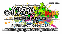 Acker Signs Hermanus