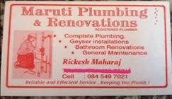 Maruti Plumbing And Renovations