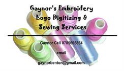 Embroidery Digitizing & Customised Sewing Services