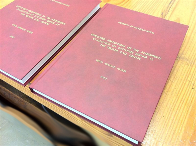 University Binding Durban. Projects, photos, reviews and more Snupit