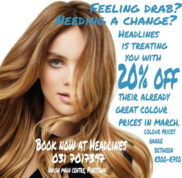 At HEADLINES HAIR - Pinetown. Projects, photos, reviews and more | Snupit