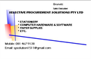 Selective Procurement Solutions Pty Ltd
