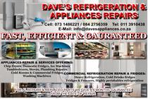 Dave's Refrigeration And Appliance Repairs