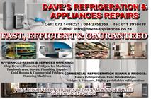 Dave's Refrigeration and Appliance Repairs