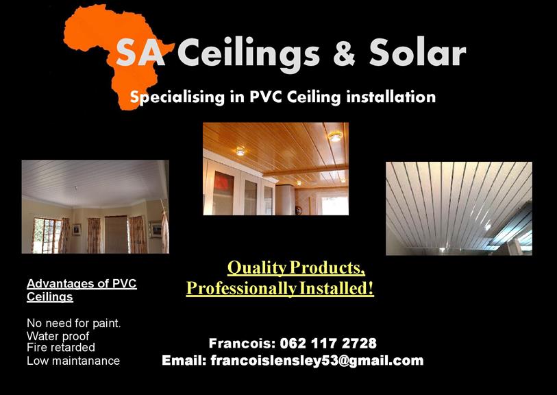 SA Ceilings And Solar Pretoria. Projects, photos, reviews and more