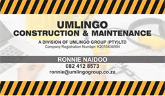 Umlingo Construction & Maintenance