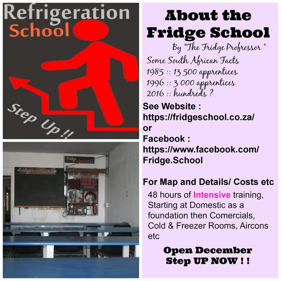 Refrigeration School Krugersdorp. Projects, photos, reviews and more