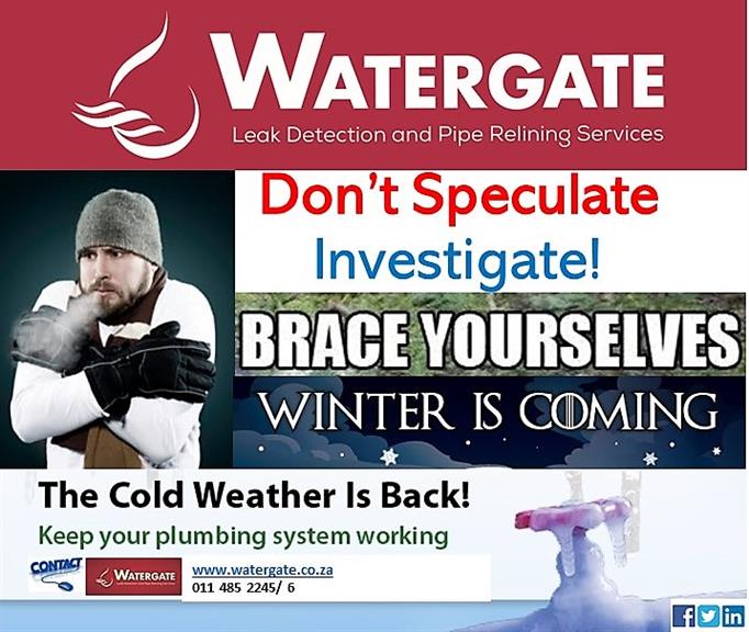 Watergate Leak Detection & Pipe Relining Specialists Johannesburg