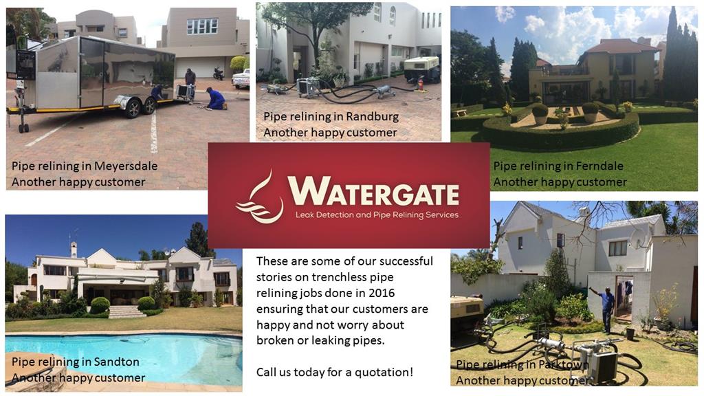 Watergate Leak Detection & Pipe Relining Specialists Johannesburg