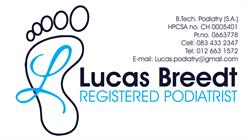 Lucas Breedt Podiatrist