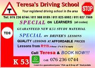 Teresa's Driving School Cc