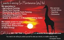 Levento Fencing And Maintenance