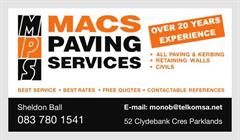 Macs Paving Services