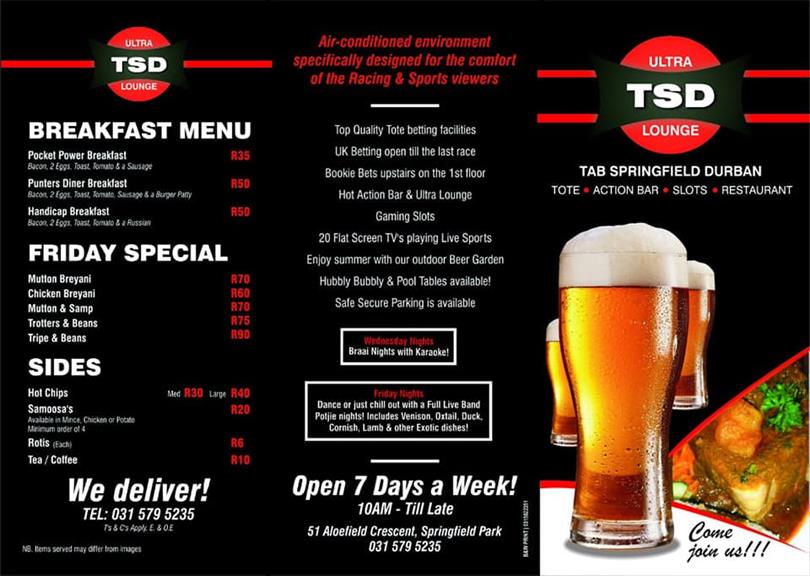 TSD Ultra Lounge Tab Springfield Durban Durban. Projects, photos