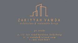 Zakiyyah Vawda Architecture And Sustainable Design