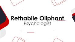 Rethabile Oliphant - Counselling Psychologist