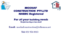 Moshaf Construction