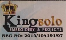 Kingsolo Embroidery & Projects