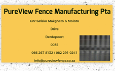 Pureview Fence Manufacturer