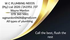 W C Plumbing Needs