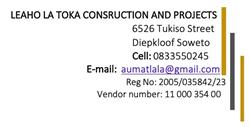 Leaho La Toka Construction And Projects