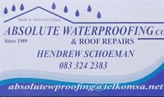 Absolute Waterproofing Cc