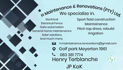 H Maintenance And Renovations