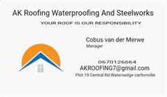 AK Roofing Waterproofing And Steelworks