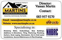 Martins Plumbers And Building Contractors