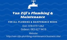 Van Zijls Plumbing And Maintenance