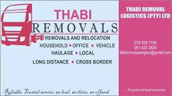 Thaby Transport And Logistics Pty Ltd