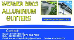 Werner Bros Plumbing And Aluminium Gutters Enterprises