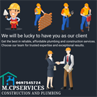 MCP Platinum Construction And Plumbing