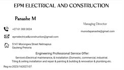 Epm Electrical And Construction