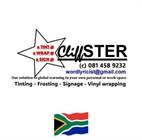 Cliffster Tinting Frosting Signage Vinyl wrapping