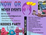 Now Or Never Events