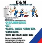 E And M Plumbers Construction