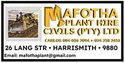 Mafotha Plant Hire Civils