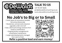 De Waldt Consulting Contracting 2016 Pty Ltd